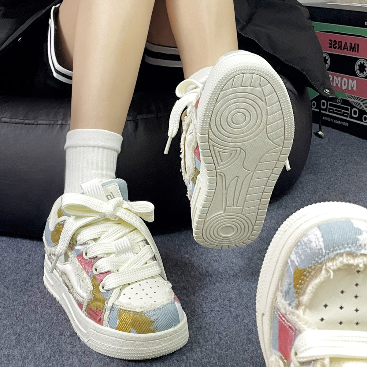 Men's Iti National Fashion Couple Platform Street Men's Board Shoes