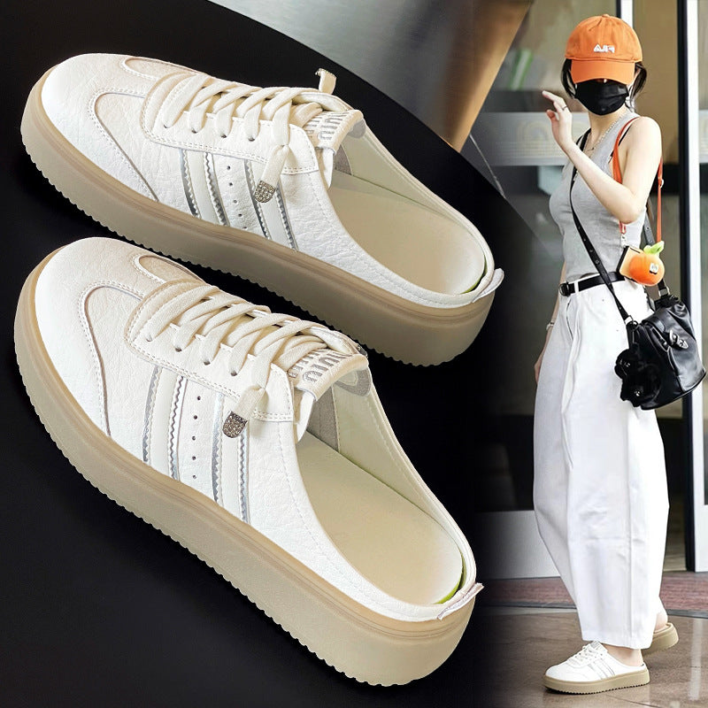 Women's Platform White Spring Genuine Preppy Style Women's Shoes