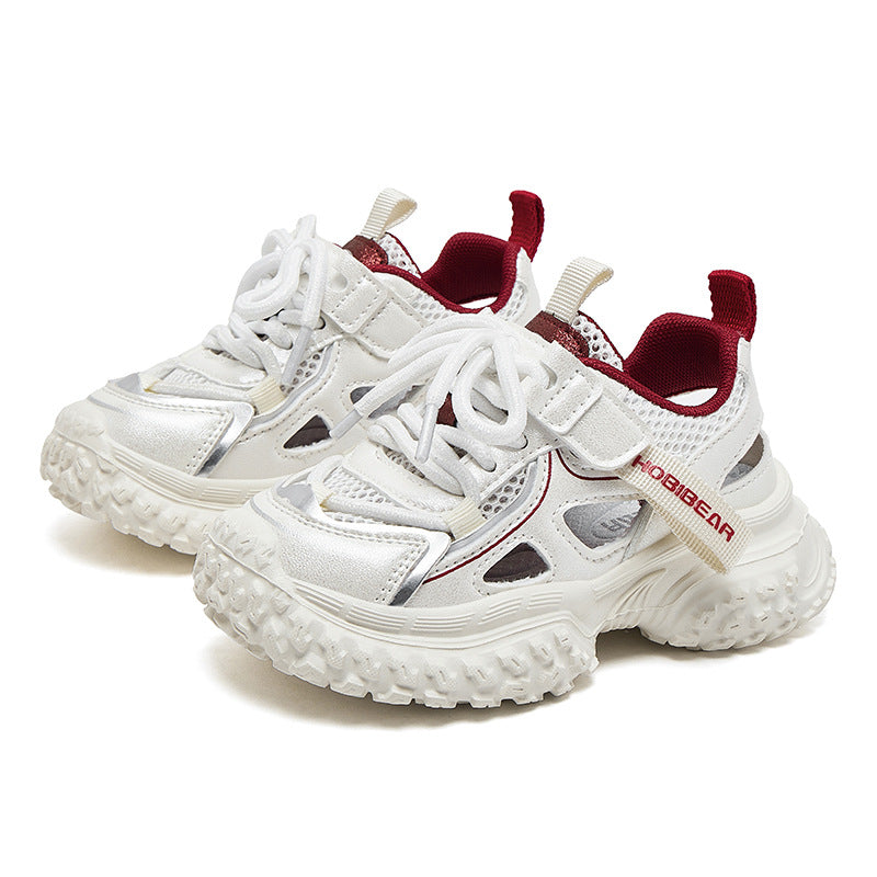 Single Mesh Summer Boys Frame Dad Kid's Sneakers