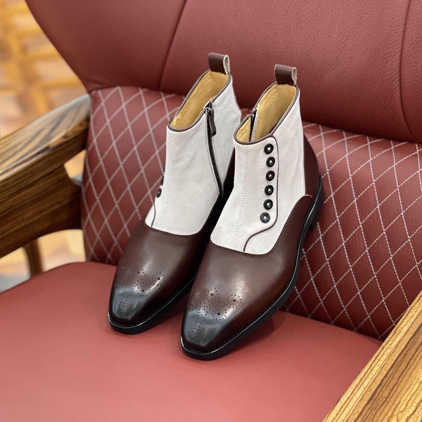 Men's Martin British Retro Handmade Classic Chelsea Boots