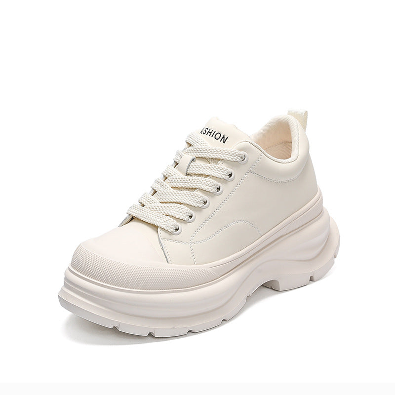 Boys Elevator Thick Bottom High-grade Muffin Soft Surface Comfortable Trendy Men's Casual Shoes