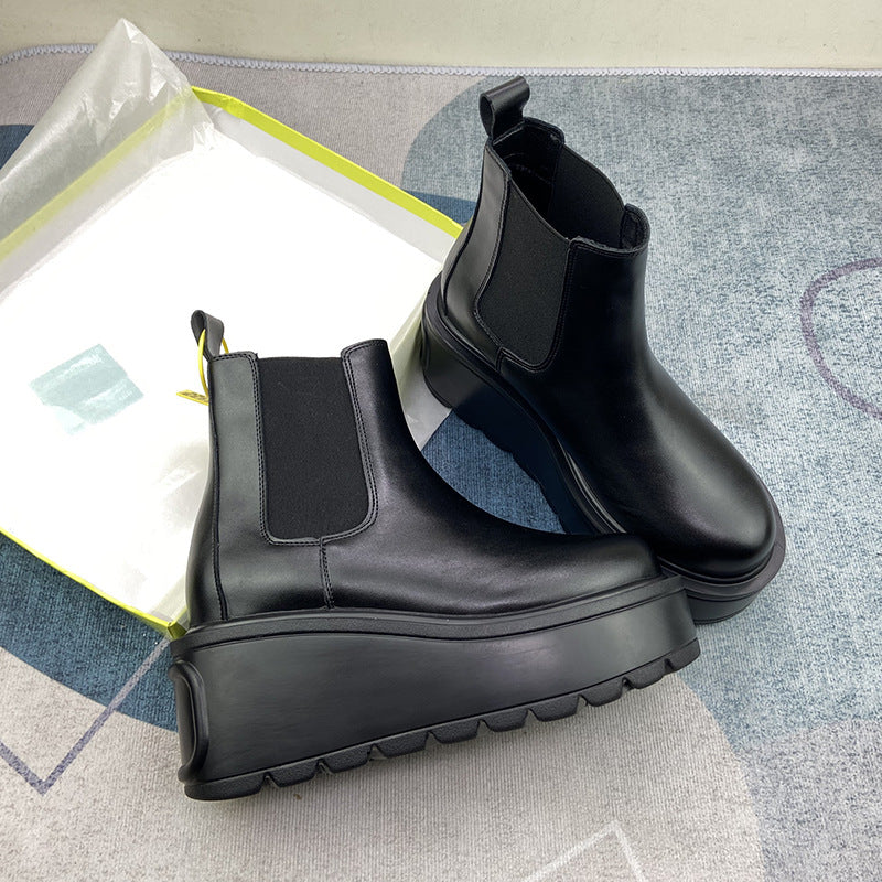 Super Thick Sole Platform High Leg Boots