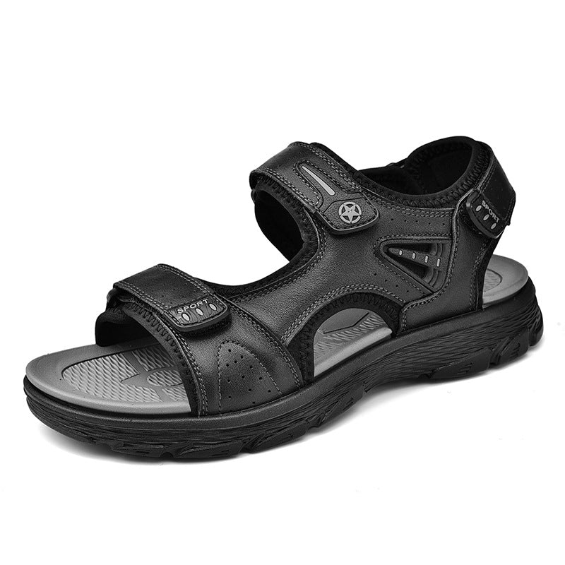 Men's Beach Summer Sports Breathable Soft Bottom Sandals