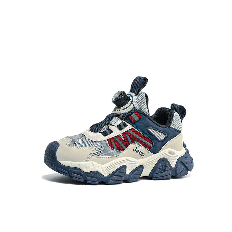 Boy's Autumn Breathable Mesh Sports Comfortable Kid's Sneakers