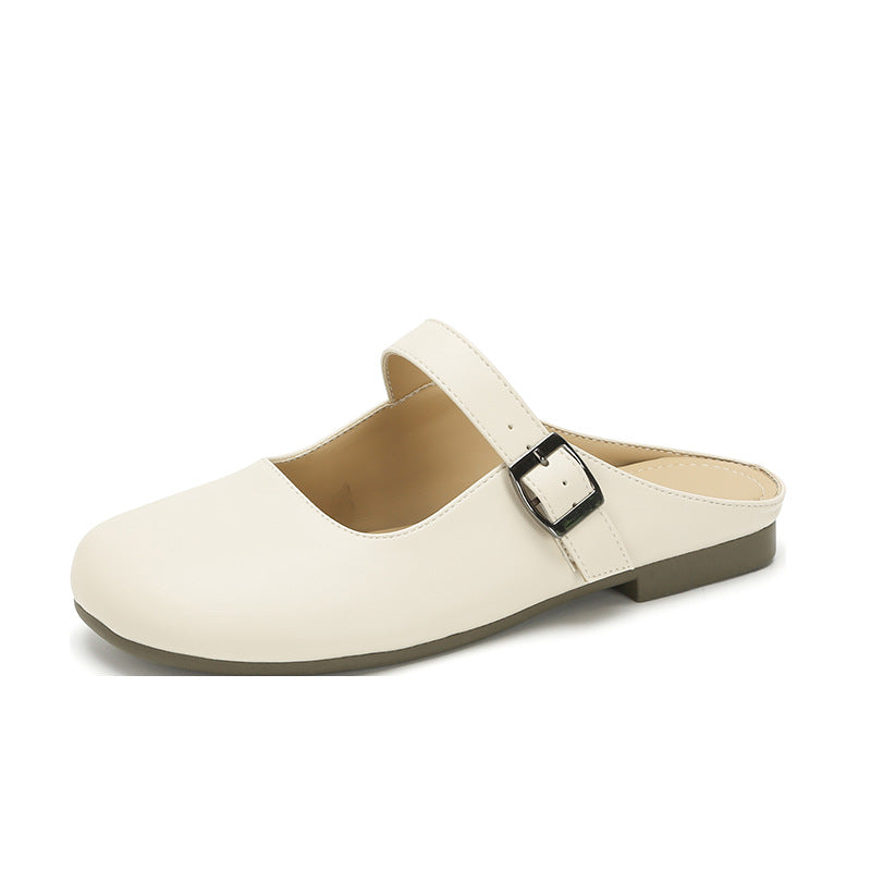 Women's Mouth Mary Jane Pumps Soft Bottom Flats Casual Shoes
