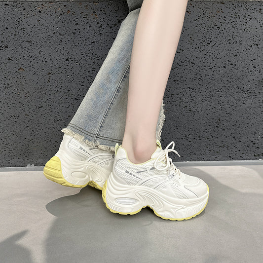 Women's Summer Genuine Elevator Dad Outdoor Leisure Sneakers
