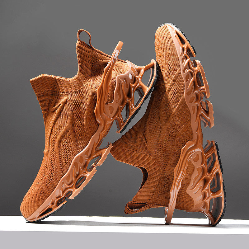 Men's Breathable Blade Plus Size Bottom Flying Sneakers