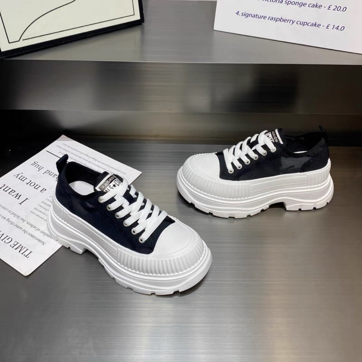 Women's Summer Thick Bottom Increased Breathable Small Muffin Low Casual Shoes