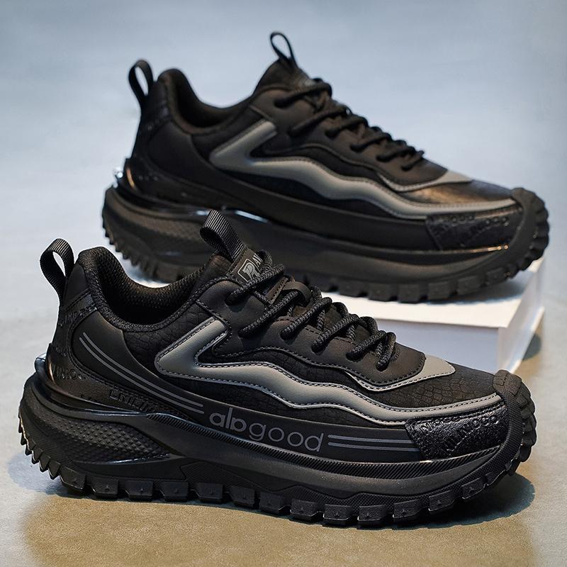 Men's Lightweight High Quality Sports Breathable Comfortable Soft Bottom Dad Thick Men's Board Shoes