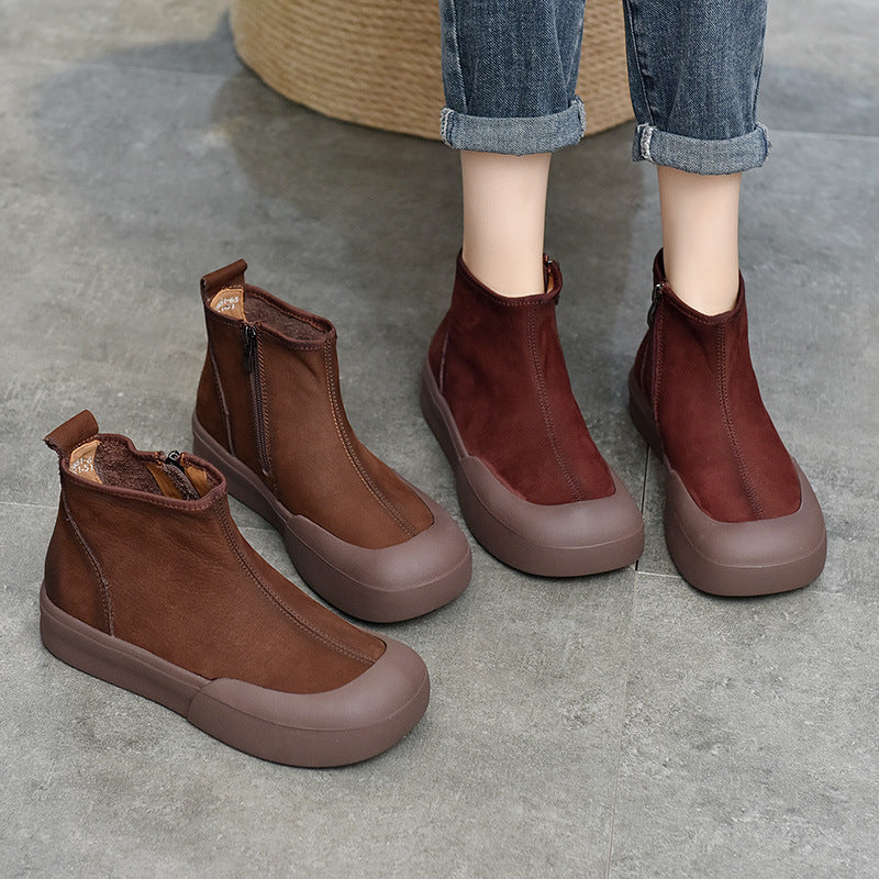 Women's Booties Soft High Quality Vintage Chelsea Boots