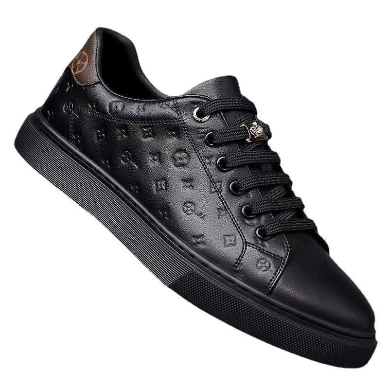Men's Summer Breathable Slip-on Thick Bottom Flat Men's Board Shoes
