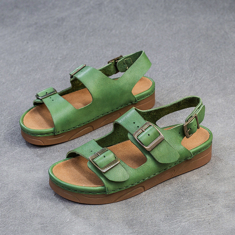 Women's Breathable Mobile Buckle Fashion First Layer Sandals