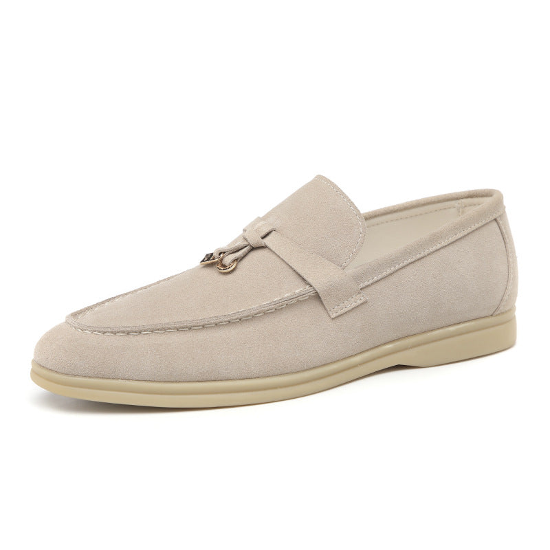Men's British Style Tassel Advanced Slip-on Suede Leather Shoes