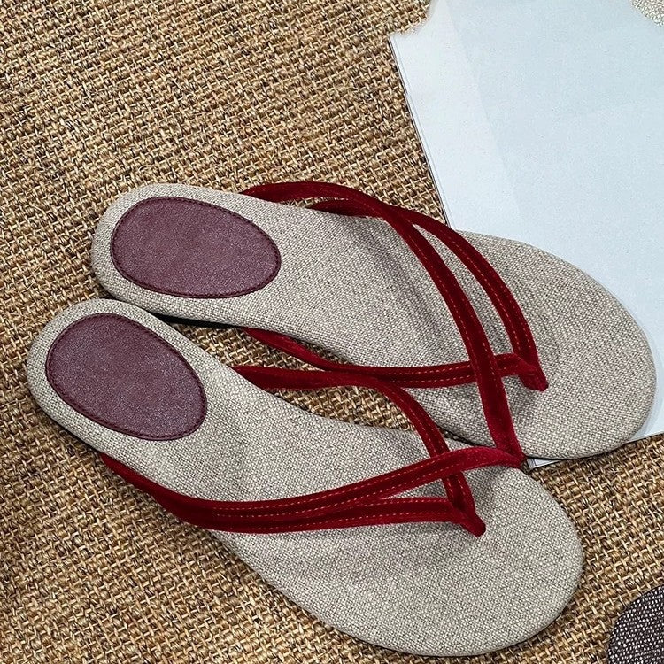 Women's Korean Style Niche Beach Vacation Flat Sandals