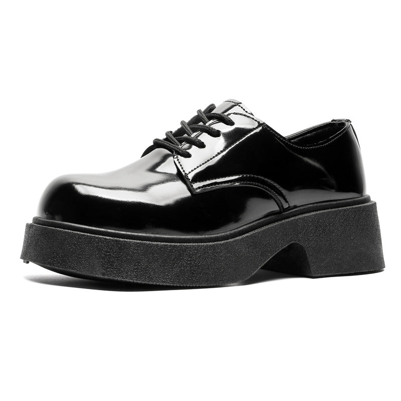 Men's Trend Good-looking Style British Low Top Leather Shoes