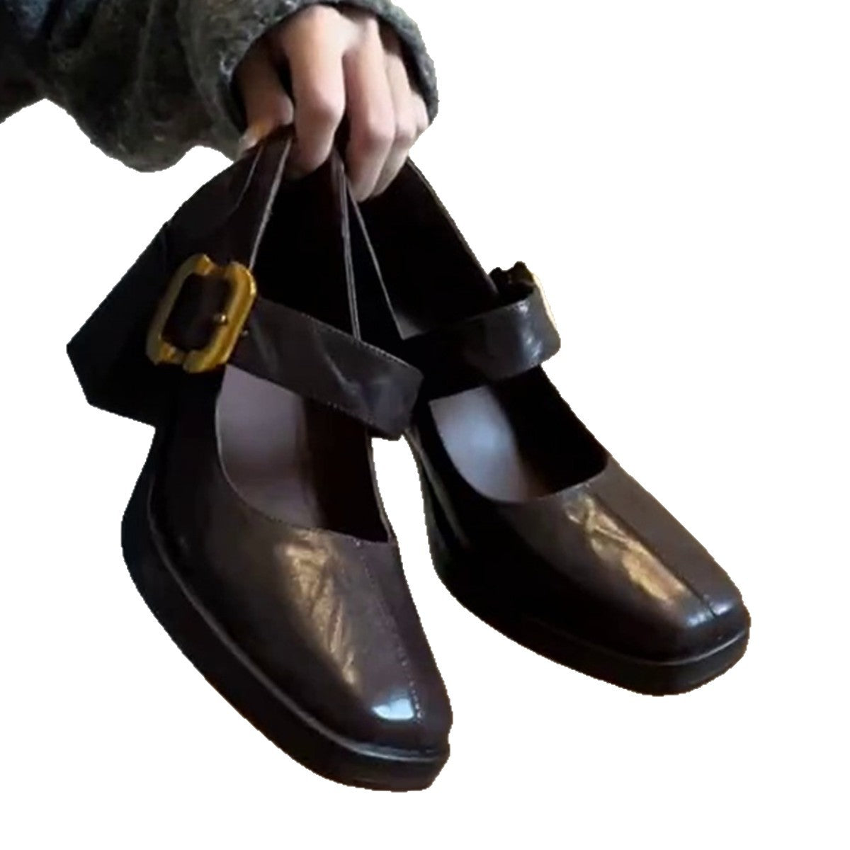 Women's Beautiful Pumps Spring High Low-cut Square Toe Not Tired Feet Women's Fashion Shoes