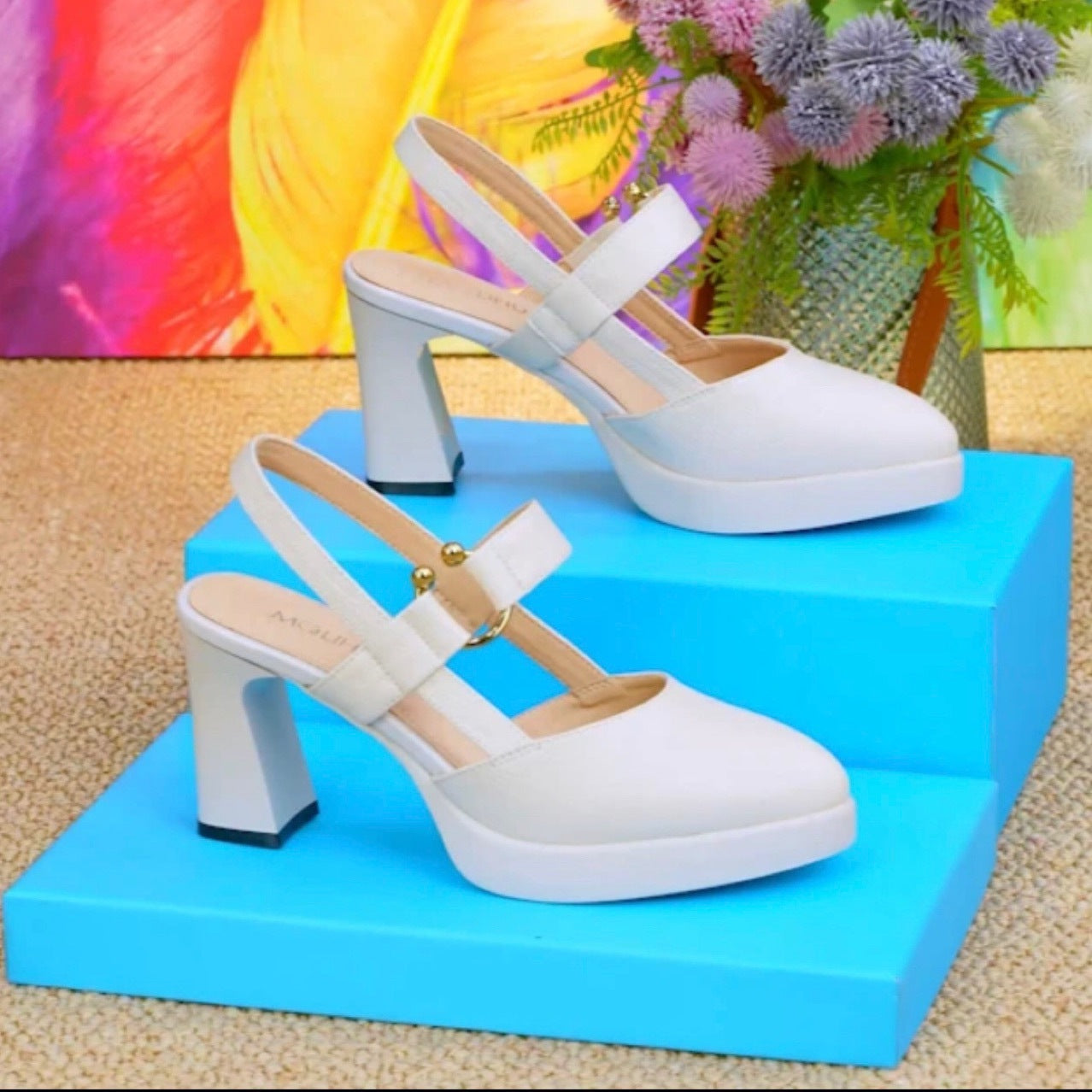 Women's Toe Summer Fairy Style High Chunky Not Tired Heels