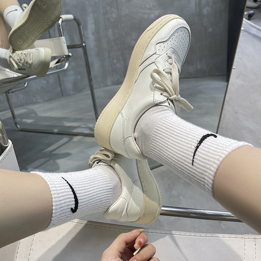 Women's Platform Calf Niche Korean Style Sports Sneakers