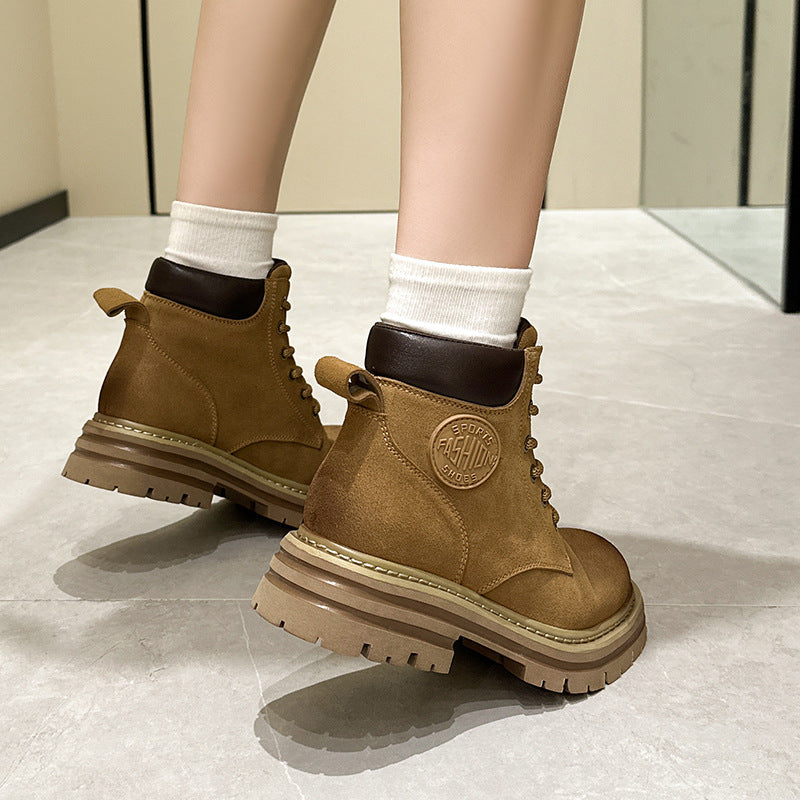 Women's & Men's Pink Martin For Hidden Platform Ankle Boots