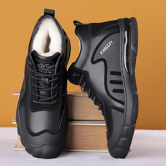 Men's Wool Fur Integrated Cotton Genuine Veet Thermal Men's Shoes