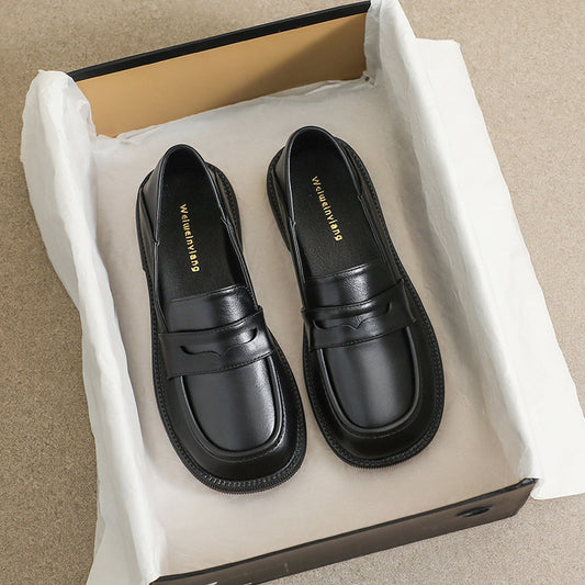 Women's Chunky Low Summer Spring Flat Bottom Loafers