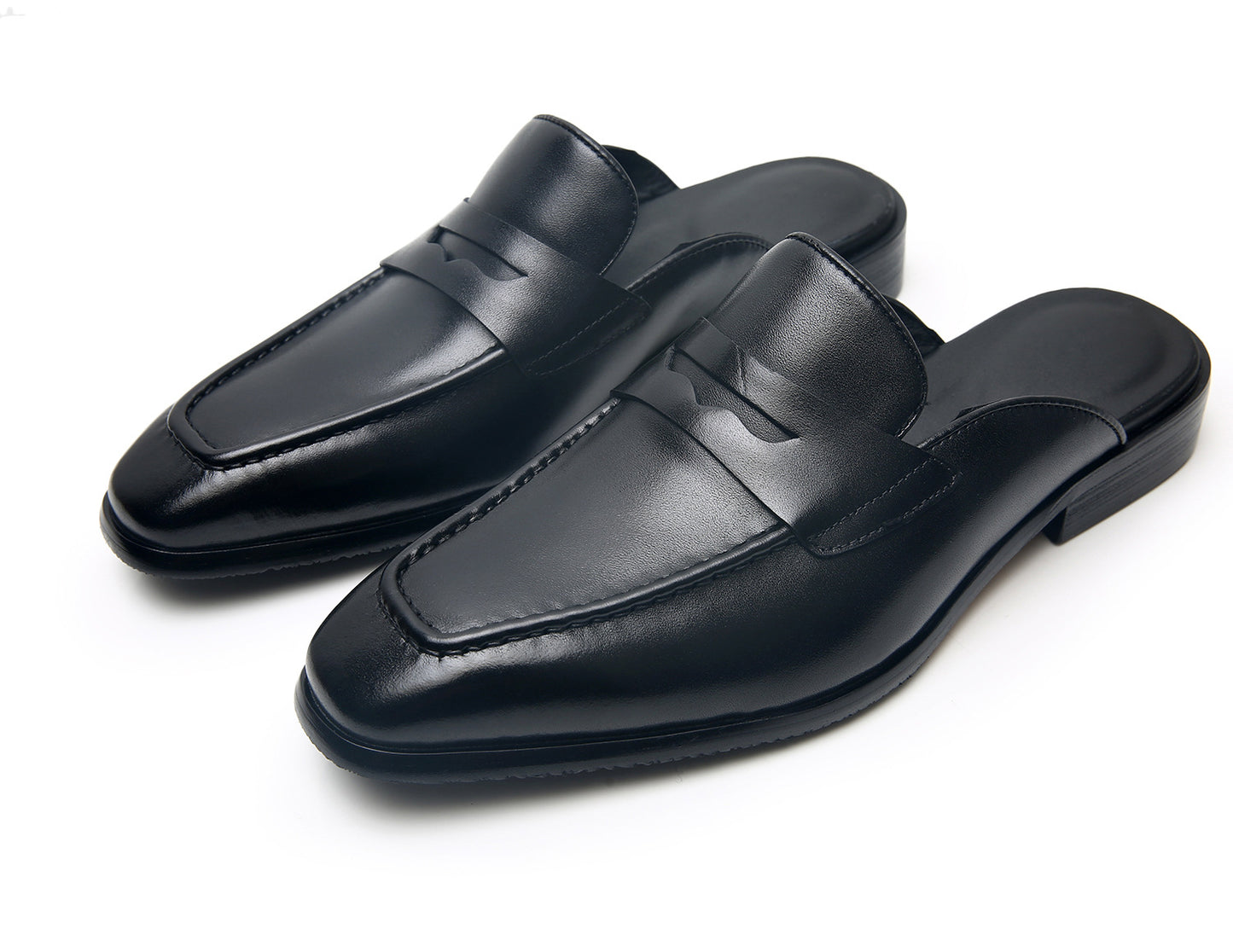 Men's Slip-on British Wind Half Driving Rubber Sandals