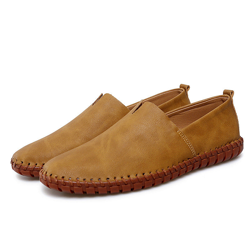 Men's Breathable Autumn Flat Solid Color Loafers