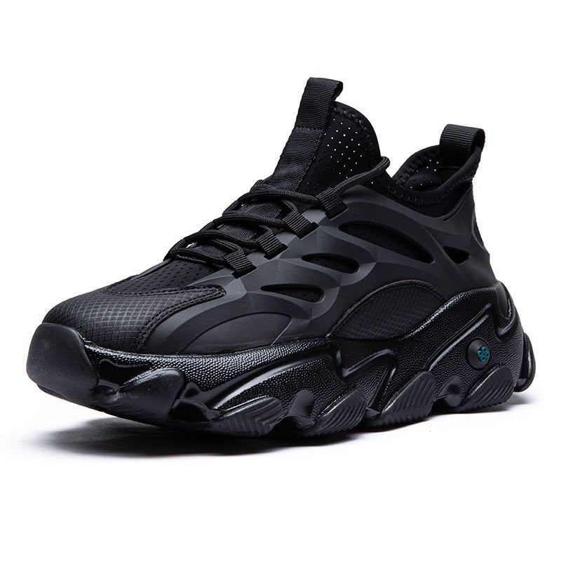 Men's Mesh Ice Silk Breathable Thick Bottom Sneakers