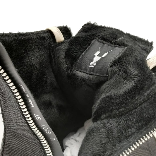 Women's & Men's Plus Veet Warm Cloth Up Round Toe Sneakers