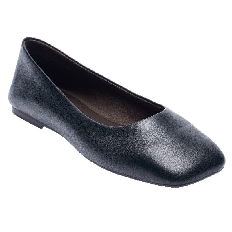 Women's Summer Flat Square Toe Ballet Low-cut Women's Fashion Shoes