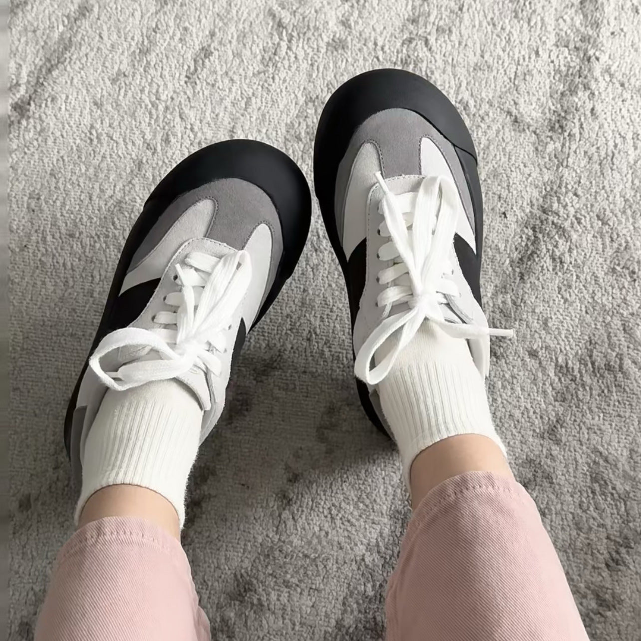 Women's Version Big Toe Puffy German Training Casual Shoes