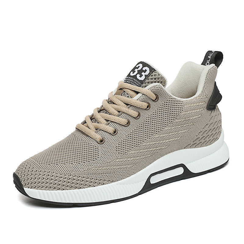 Men's Plus Size Elastic Breathable Running Inner Sneakers