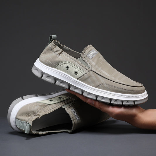 Men's Summer Breathable Ice Silk Soft Bottom Light Loafers