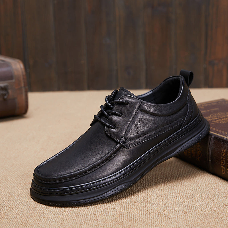 Men's Spring Genuine Thick Bottom Online Comfortable Slip-on Casual Shoes