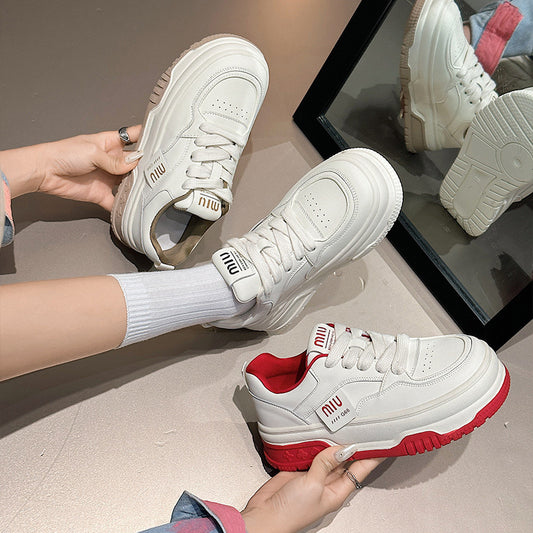 Women's Sports Fashionable Korean Style Niche Color Casual Shoes