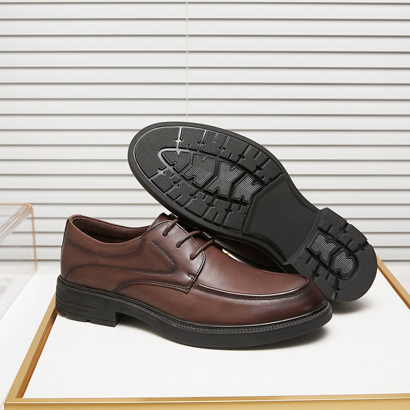 Men's Attractive Business Low Comfortable Workplace Leather Shoes