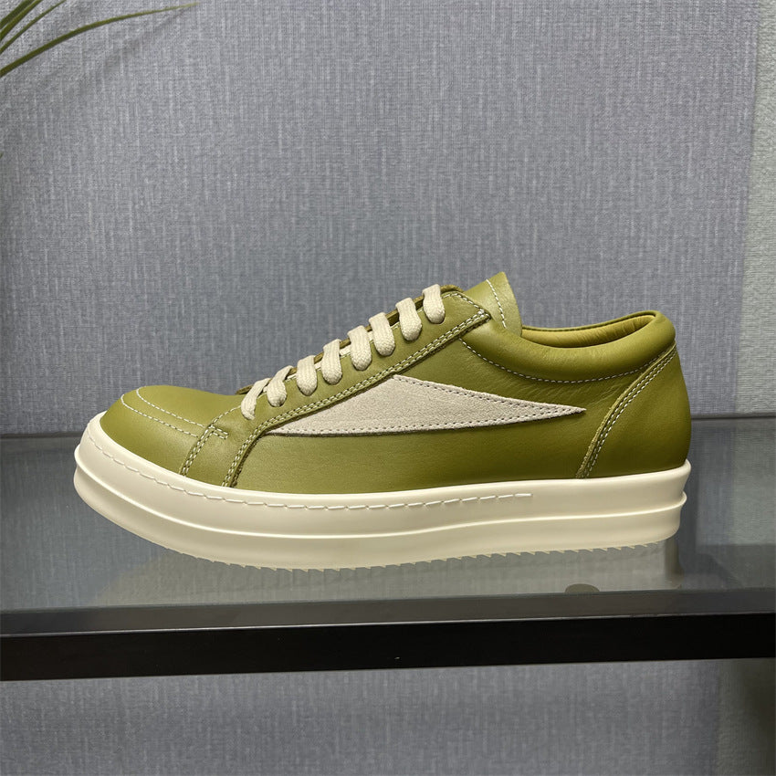 Green High Street Low Top Niche Sneakers