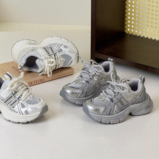 Children's Summer Single Mesh Breathable Boys Dad Kid's Sneakers