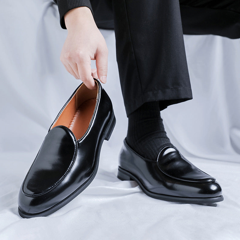 Men's Dress Business Korean Couple Style Leather Shoes