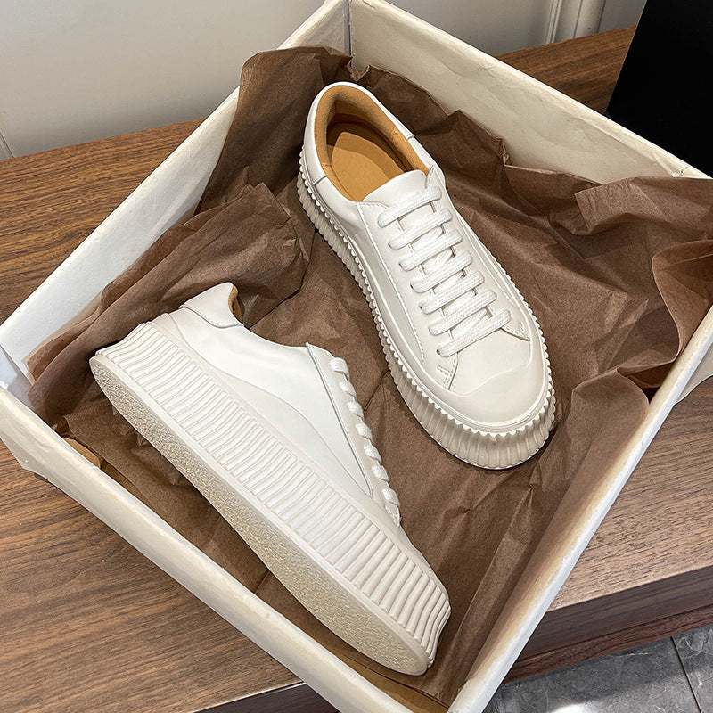 Women's Classic Style Breathable Soft Bottom Flat Thick Muffin Biscuit Women's Casual Shoes
