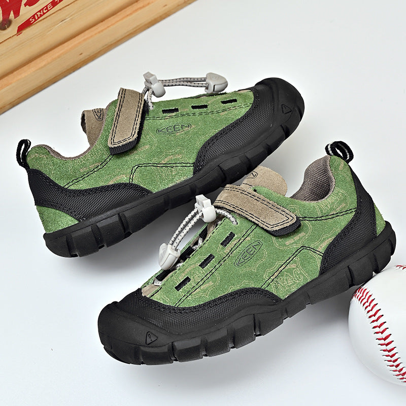 Children's Charming Cohen Outdoor Waterproof Hiking Kid's Sneakers