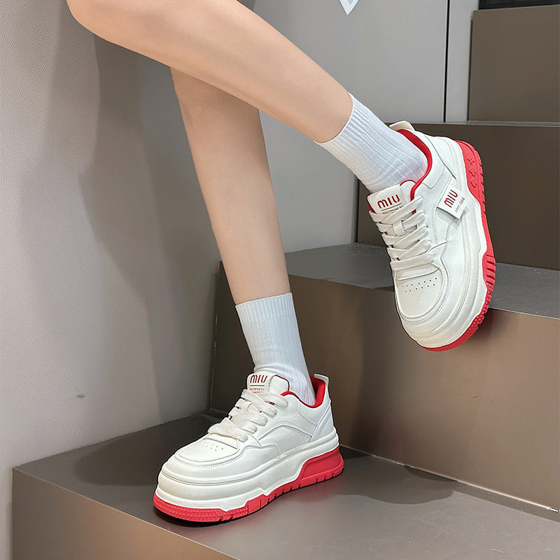 Women's Sports Fashionable Korean Style Niche Color Casual Shoes