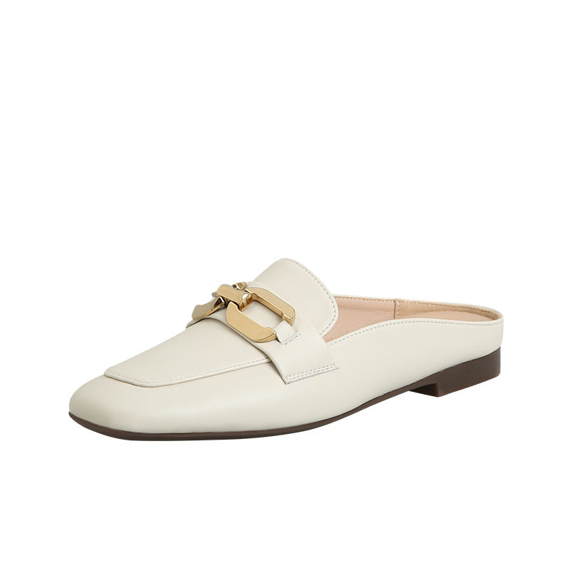 Women's Summer British Style Lazy Pump Half Fashion Sandals