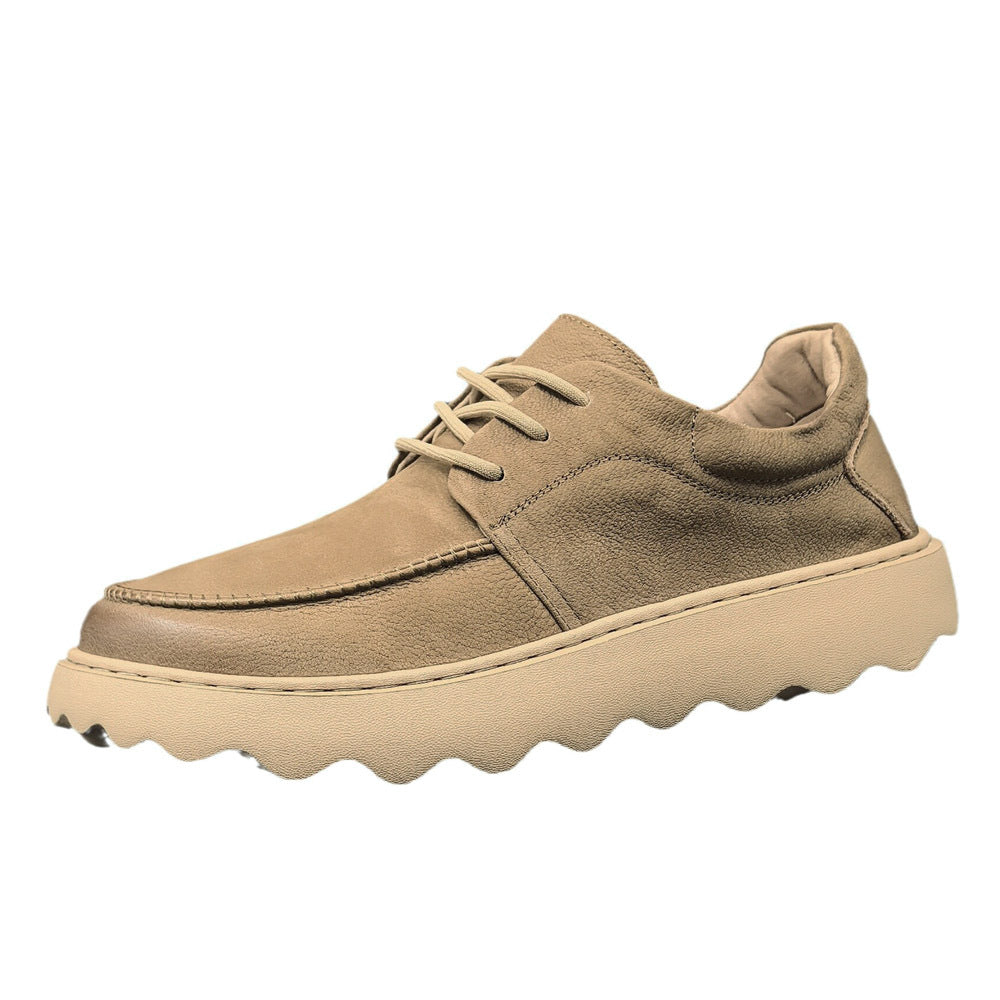 Men's Platform Sports Board Fashionable Top Layer Sneakers