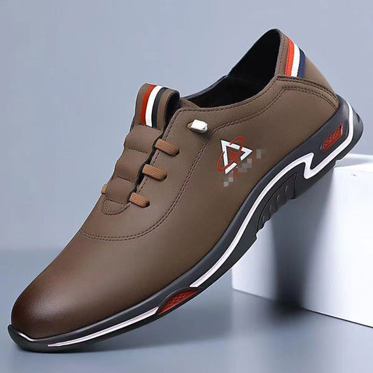 Men's Surface Tods Flat Simplicity Daily Hiking Leather Shoes