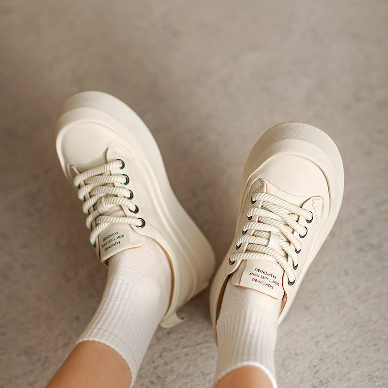 Sports Thick-soled Retro Flat Bottom Ugly Casual Shoes