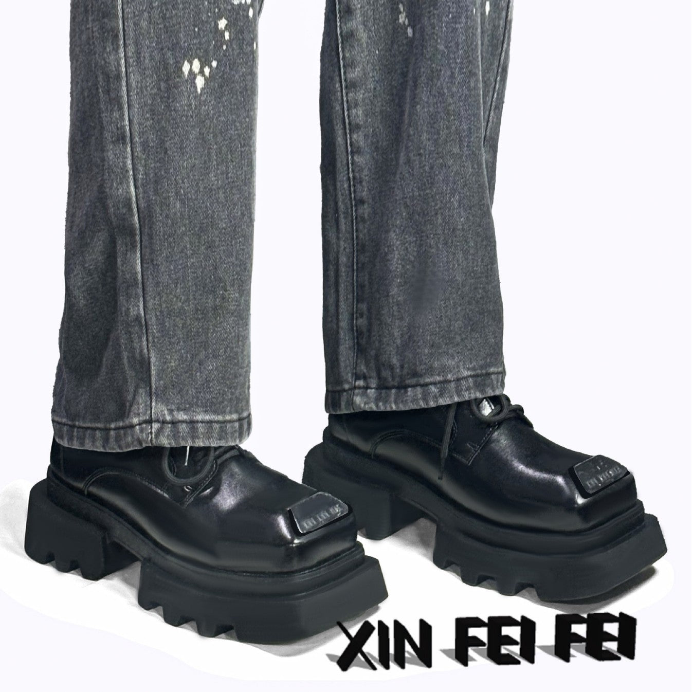 Women's & Men's Style Square Toe Spring Vintage Ladder Women's Shoes