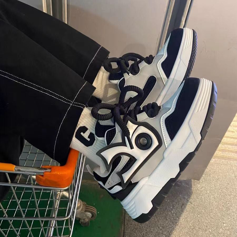 Women's & Men's Fashion Bread Design Raise The Bottom Dad Casual Shoes
