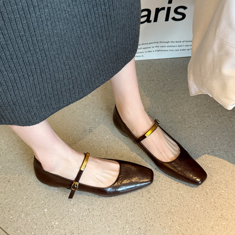 Women's & Men's Fashion French Evening Style Temperament Commute Men's Shoes