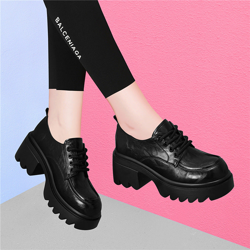 Women's Style Platform Spring Soft Round Toe Loafers